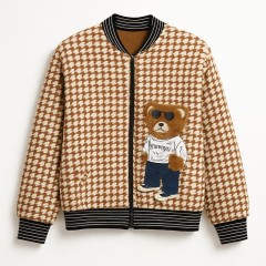 بامبر زنانه طرح تدی - قهوه ای