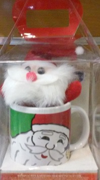 لیوان فانتزی طرح بابانوئل+عروسک