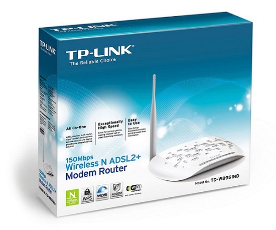 مودم روتر +ADSL2 و بی‌سیم TP-LINK