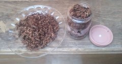 به رنده شده و برشته شده