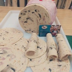 ژامبون مرغ و قارچ ارگانیک