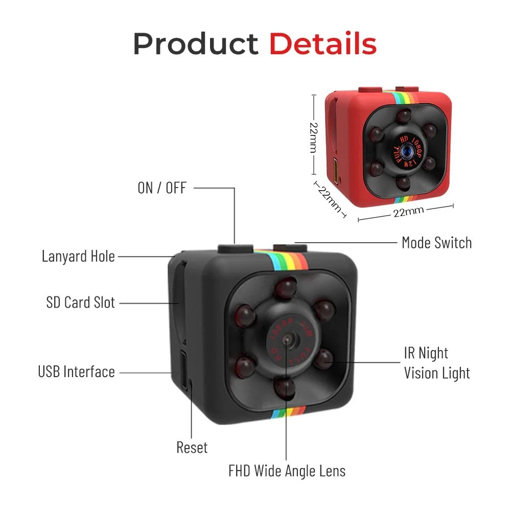 مینی دوربین مدل SQ11