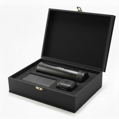 پکیج هدیه سازمانی مدیران (پاوربانک شیائومی هدفون بلوتوثی انکر R50 فلاسک دماسنج دار جعبه لاکچری)