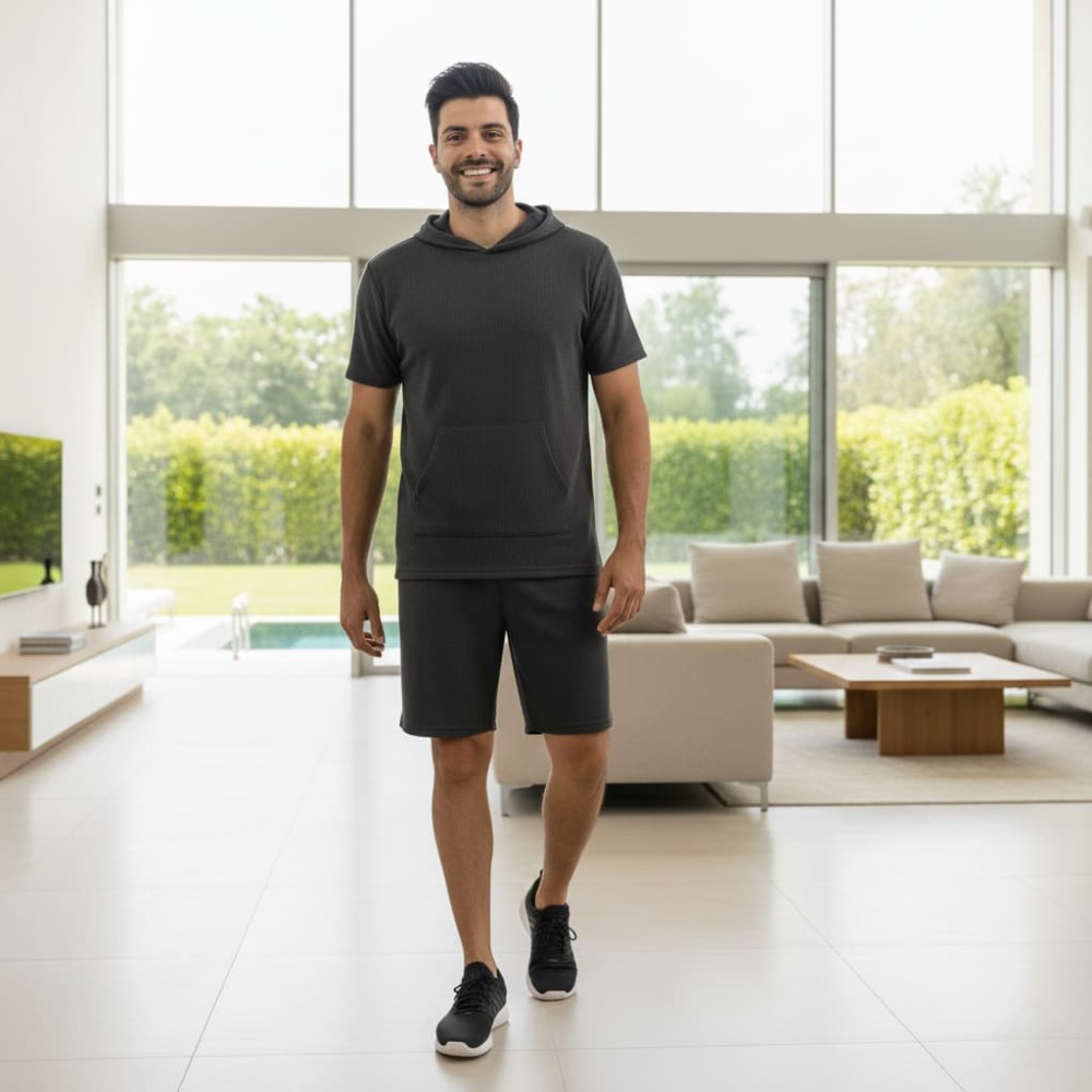 ست هودی و شلوارک مراکشی مردانه Morocco (در 2 رنگبندی)